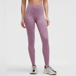 NWT Lululemon Athletica Glow Up Lavender Lux High-Waisted Leggings 28"